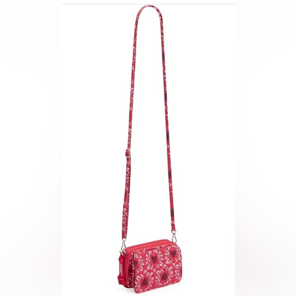 Vera Bradley All in One Crossbody Imperial Hearts NWT - Picture 5 of 13